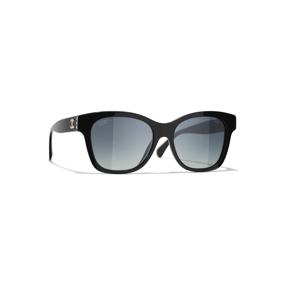 CHANEL 5482h  Square Sunglasses Acetate & Glass Pearls polarized